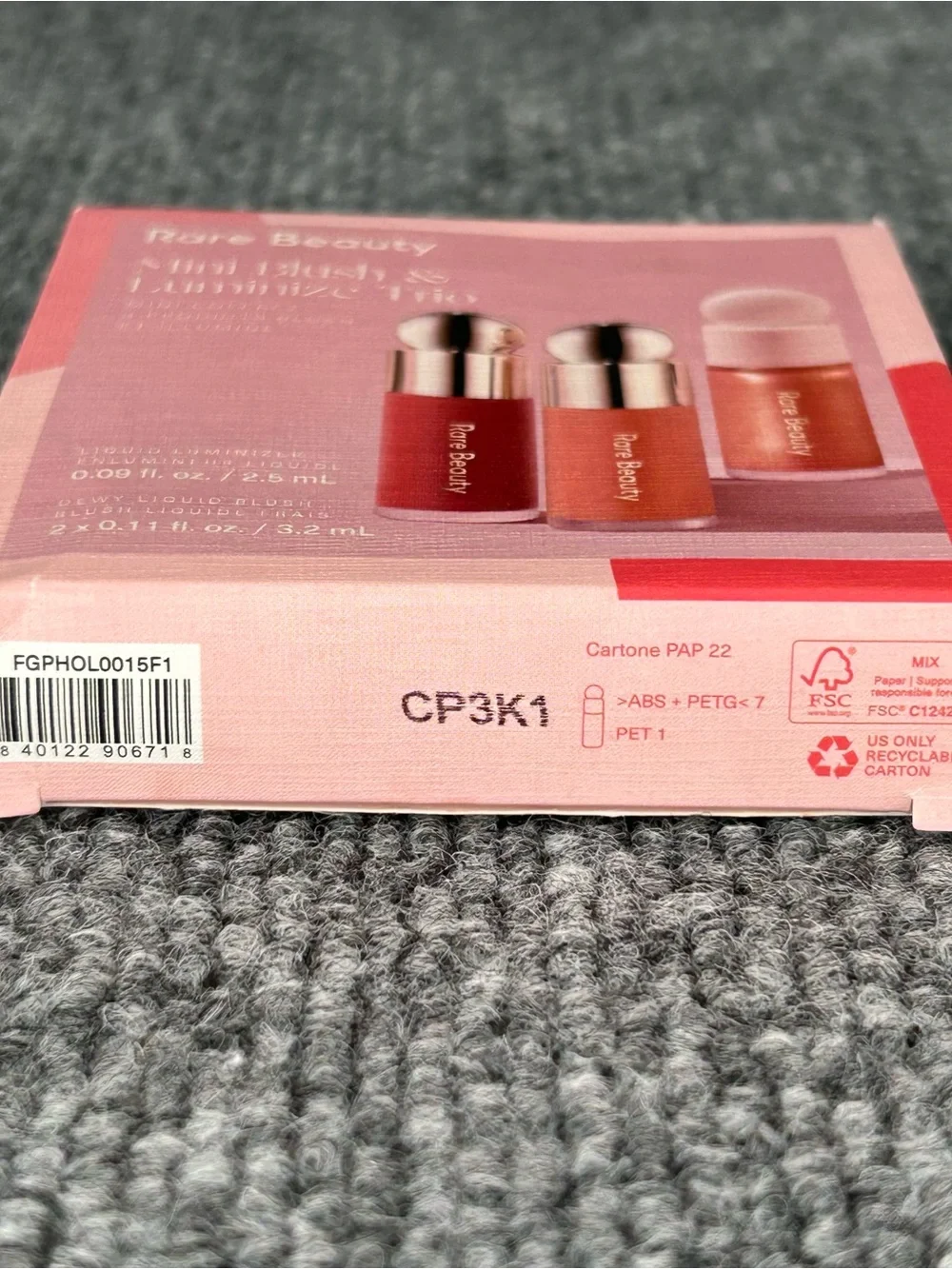 Rare Beauty by Selena Gomez Mini Blush & Luminize 3-Piece Set - Limited Edition